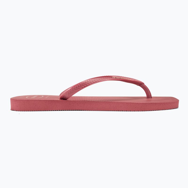 Γυναικείες σαγιονάρες Havaianas Square Logo Pop Up pau brasil 2