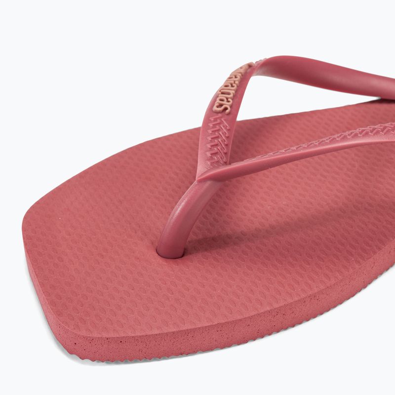 Γυναικείες σαγιονάρες Havaianas Square Logo Pop Up pau brasil 7