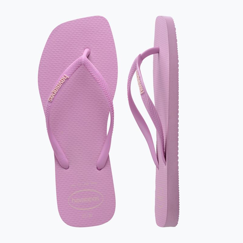 Γυναικείες σαγιονάρες Havaianas Square Logo Pop Up fresh lavender 11