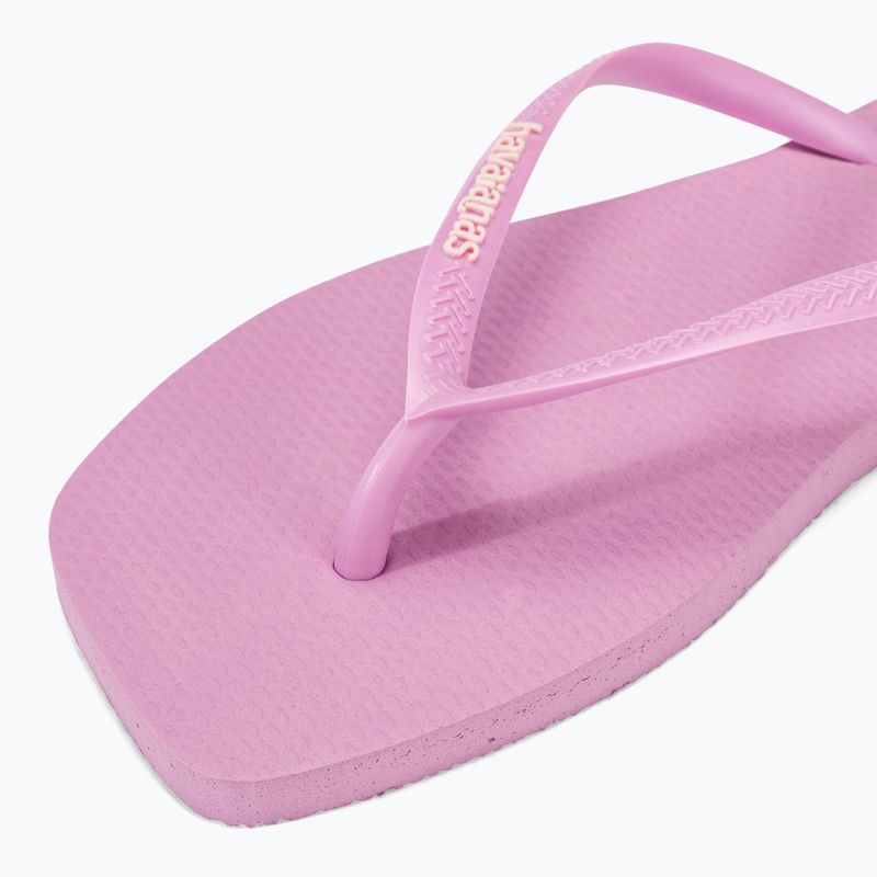 Γυναικείες σαγιονάρες Havaianas Square Logo Pop Up fresh lavender 7