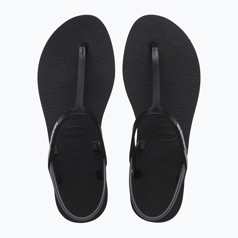 Γυναικεία σανδάλια Havaianas Paraty RJ μαύρο 3