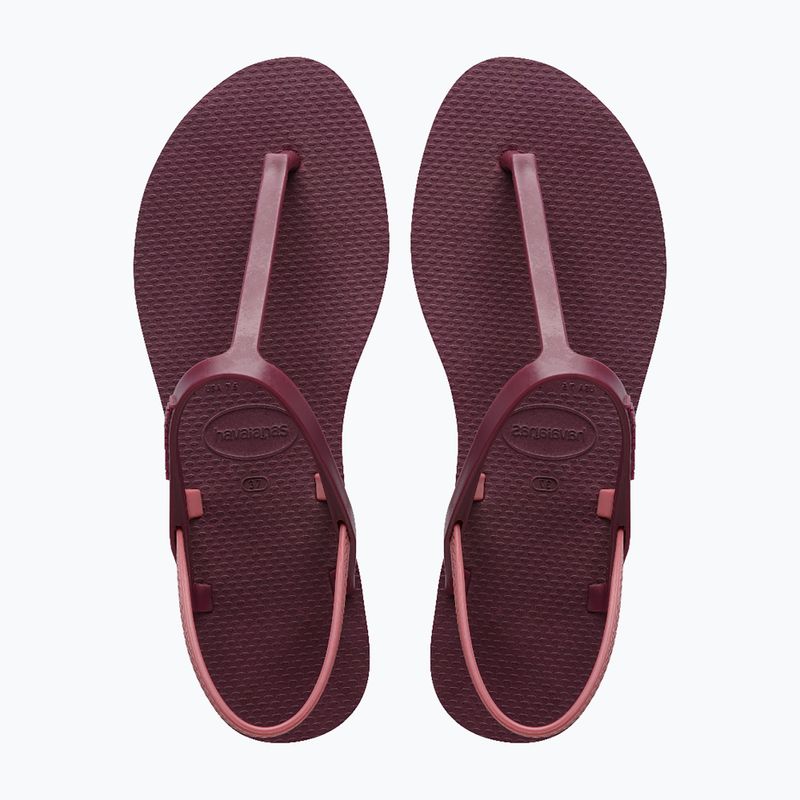 Γυναικεία σανδάλια Havaianas Paraty RJ μωβ χώμα 3