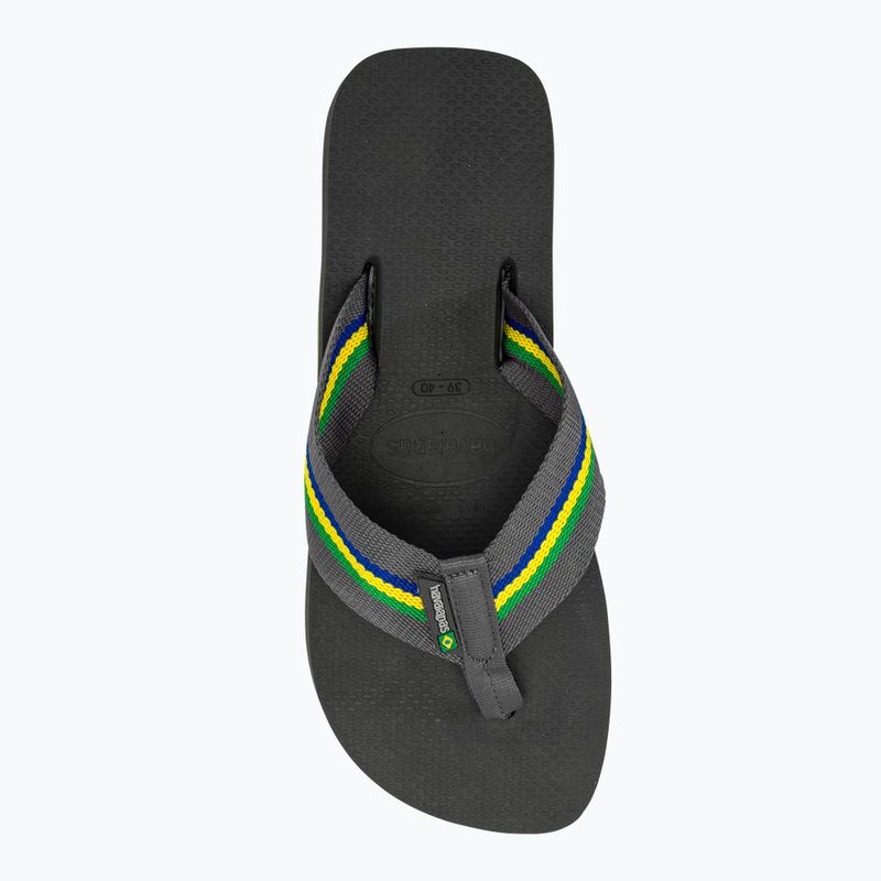 Ανδρικές σαγιονάρες Havaianas Urban Brasil new graphite 5