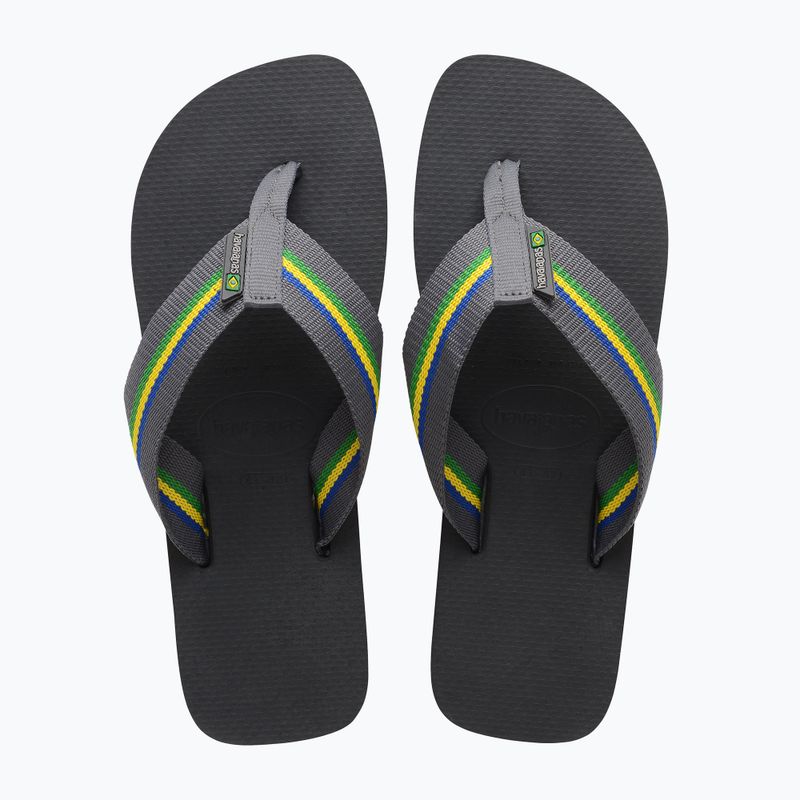 Ανδρικές σαγιονάρες Havaianas Urban Brasil new graphite 10