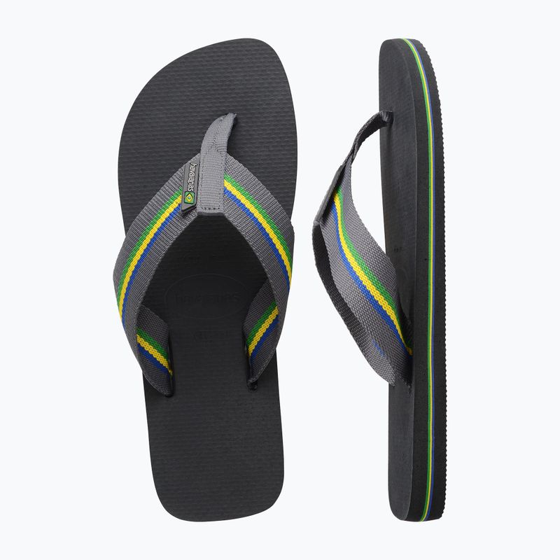 Ανδρικές σαγιονάρες Havaianas Urban Brasil new graphite 11