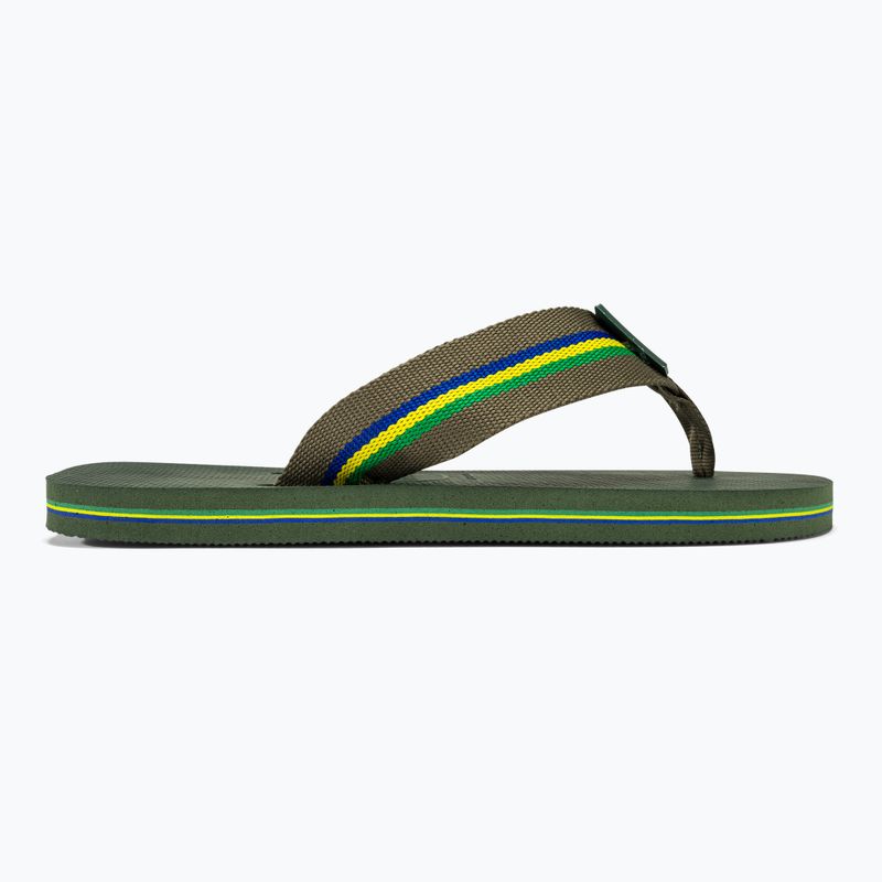 Ανδρικές σαγιονάρες Havaianas Urban Brasil olive green 2