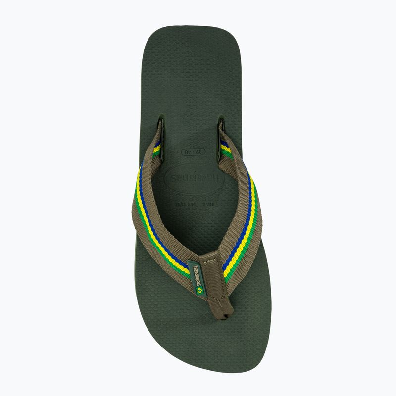 Ανδρικές σαγιονάρες Havaianas Urban Brasil olive green 5