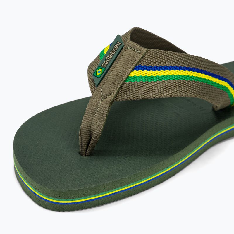 Ανδρικές σαγιονάρες Havaianas Urban Brasil olive green 7