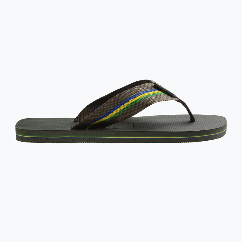 Ανδρικές σαγιονάρες Havaianas Urban Brasil olive green 9