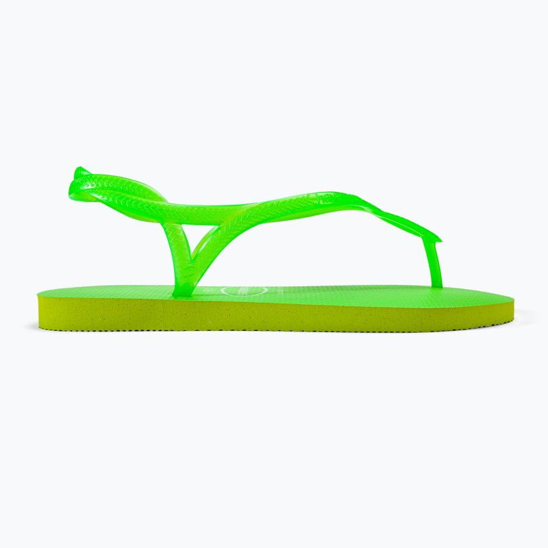 Γυναικεία σανδάλια Havaianas Luna Neon lemon green 2