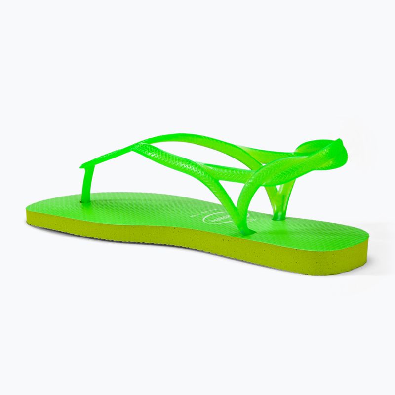 Γυναικεία σανδάλια Havaianas Luna Neon lemon green 3