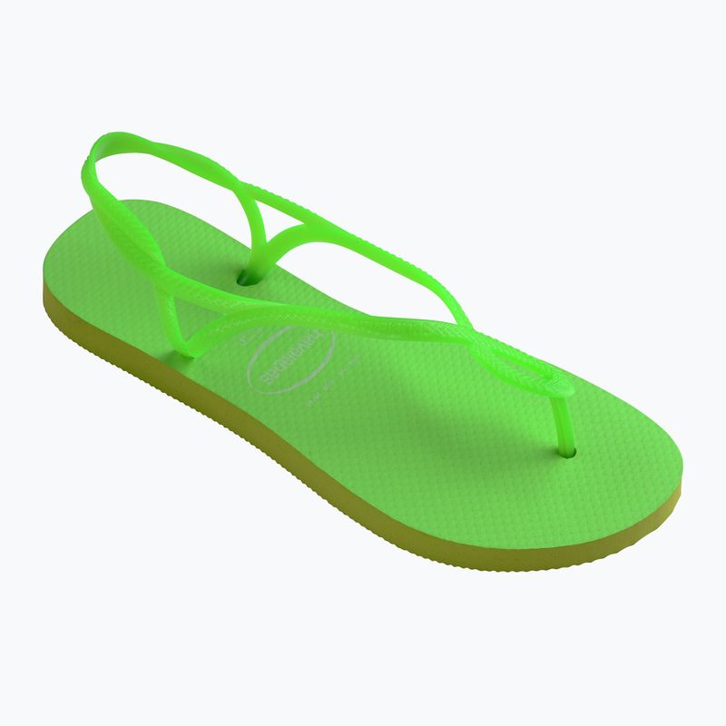 Γυναικεία σανδάλια Havaianas Luna Neon lemon green 8