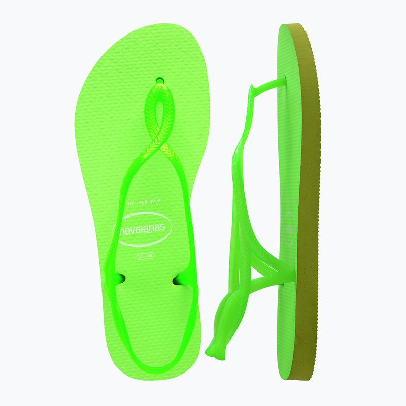 Γυναικεία σανδάλια Havaianas Luna Neon lemon green 10