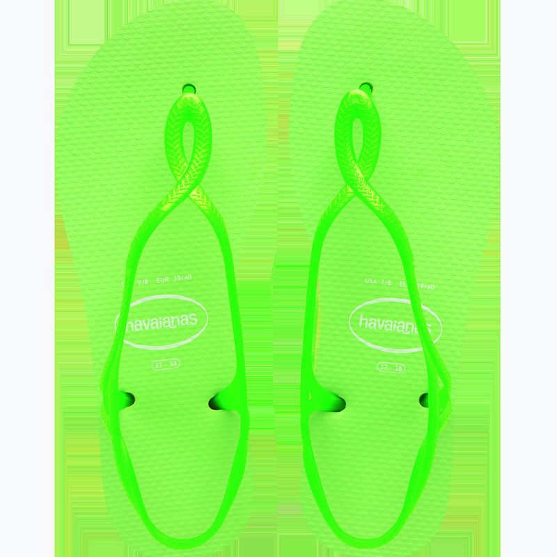 Γυναικεία σανδάλια Havaianas Luna Neon lemon green 12