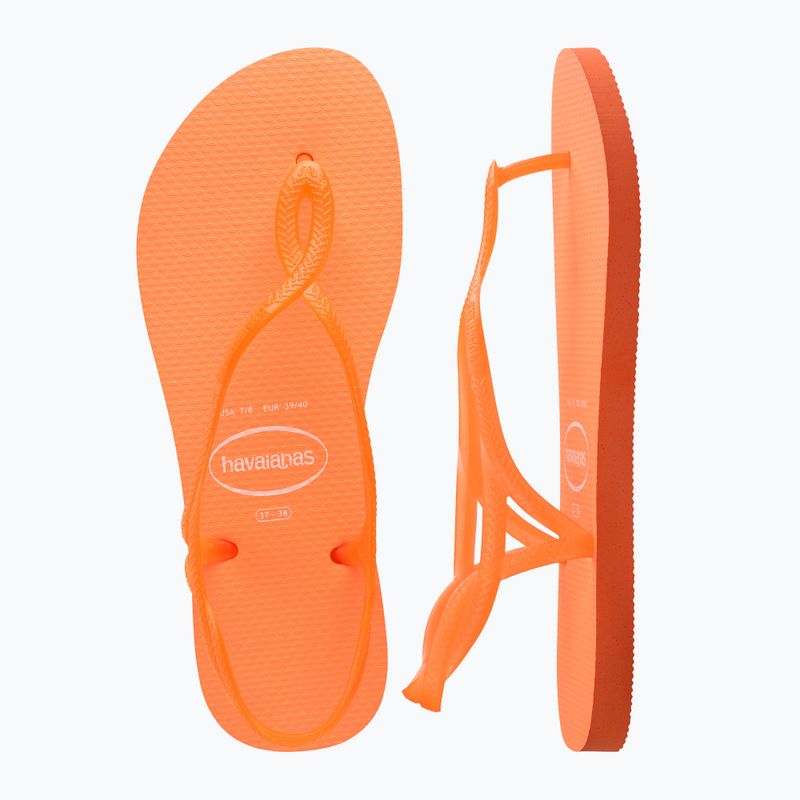 Γυναικεία σανδάλια Havaianas Luna Neon sunset orange 10