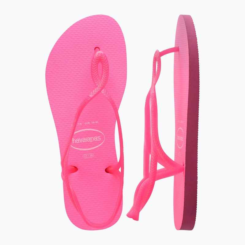 Γυναικεία σανδάλια Havaianas Luna Neon pink flux 12