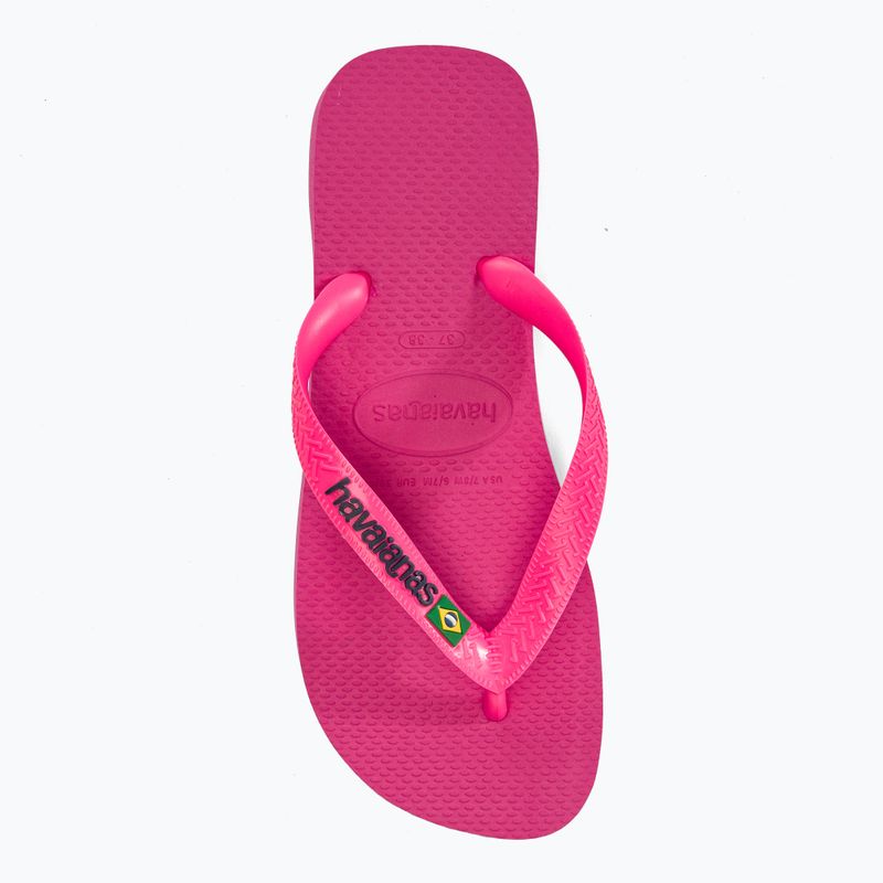 Σαγιονάρες Havaianas Brasil Logo Neon pink flux / pink flux 7