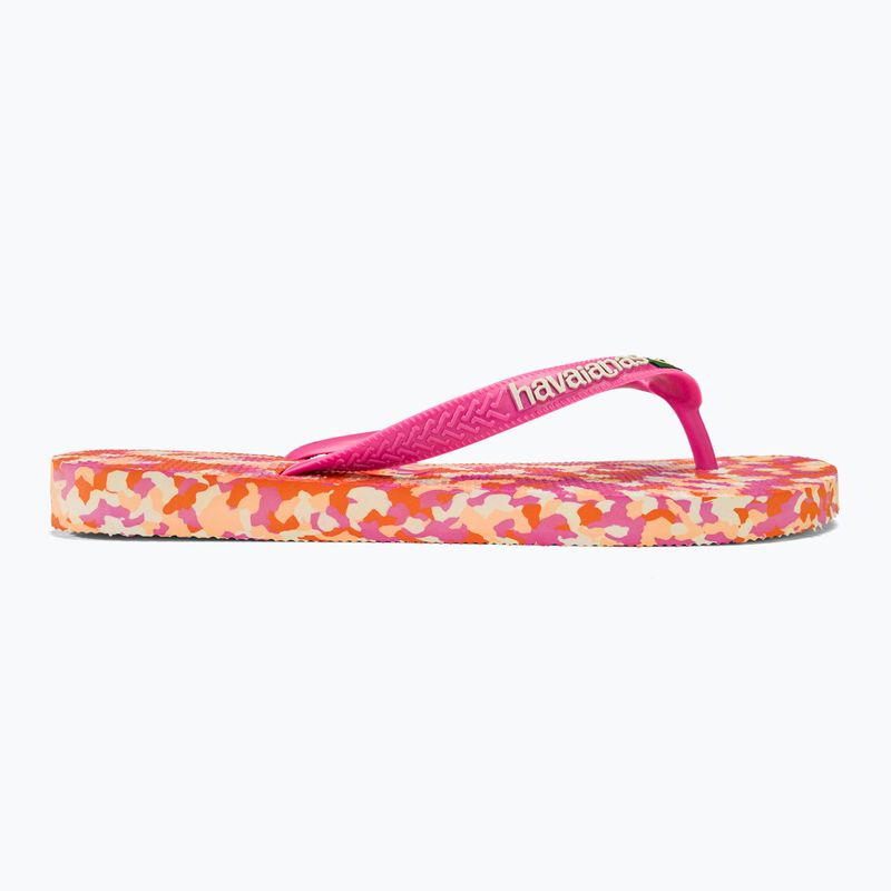 Σαγιονάρες Havaianas Brasil Tech II pink flux 2