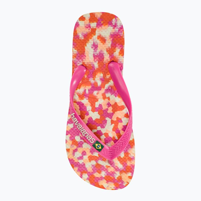 Σαγιονάρες Havaianas Brasil Tech II pink flux 5