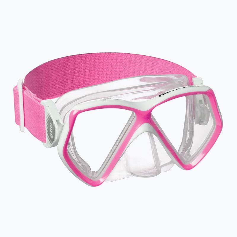 Παιδικό σετ κολύμβησης Mares Combo Pirate Neon pink/white/clear 2