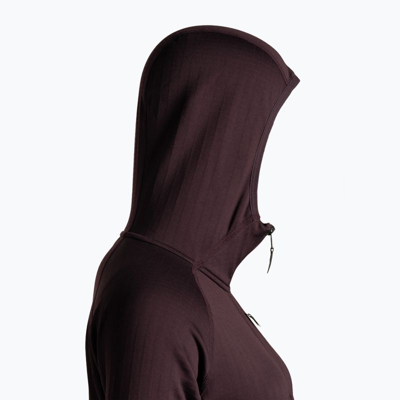 Γυναικείο μπουφάν πεζοπορίας Black Diamond Factor Hoody μπορντό AP7440806018 9