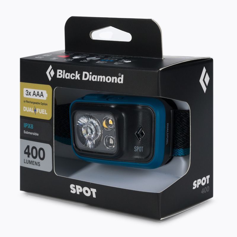 Black Diamond Spot 400 φακός κεφαλής μπλε BD6206724004ALL1