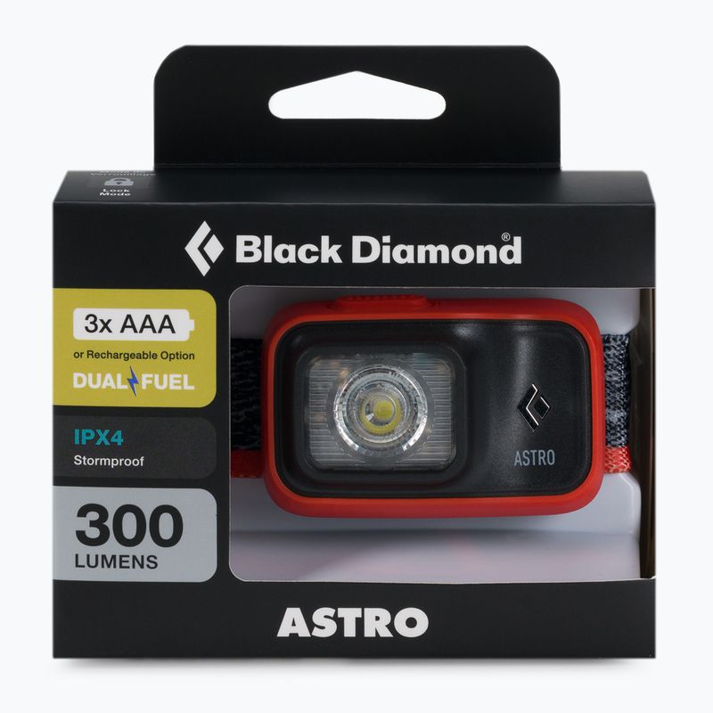 Φακός κεφαλής Black Diamond Astro 300 κόκκινος BD6206748001ALL1 2