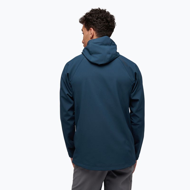 Ανδρικό softshell μπουφάν Black Diamond Element Hoody navy blue AP7440244013LRG1 2