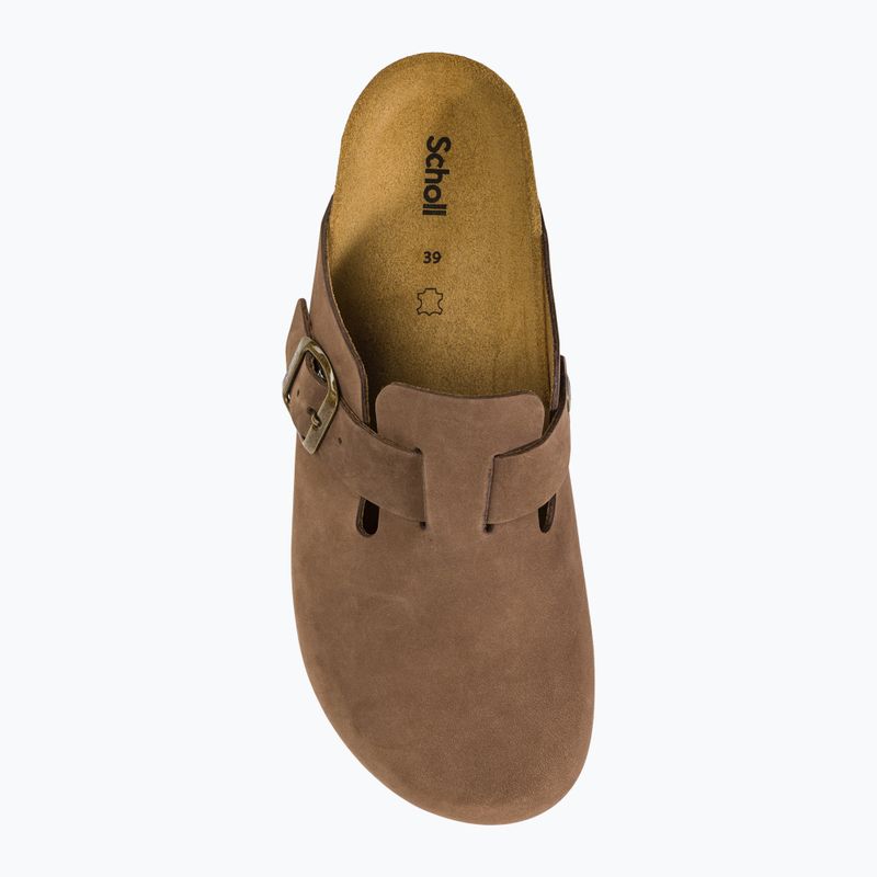 Γυναικείες παντόφλες Scholl Fae Nub light brown 5