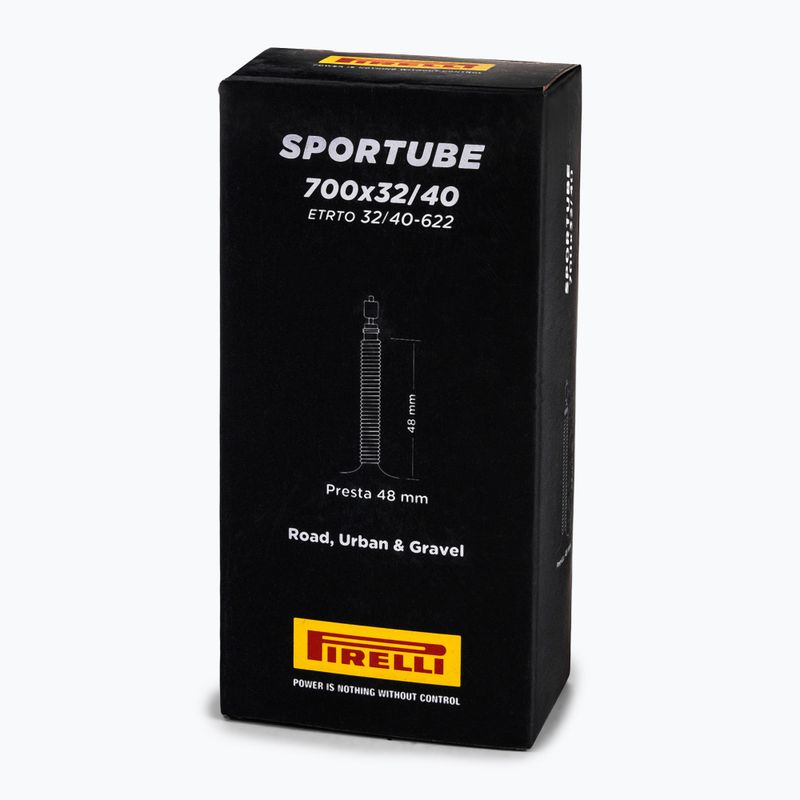 Εσωτερικός σωλήνας ποδηλάτου Pirelli Sportube Presta 3702700 2