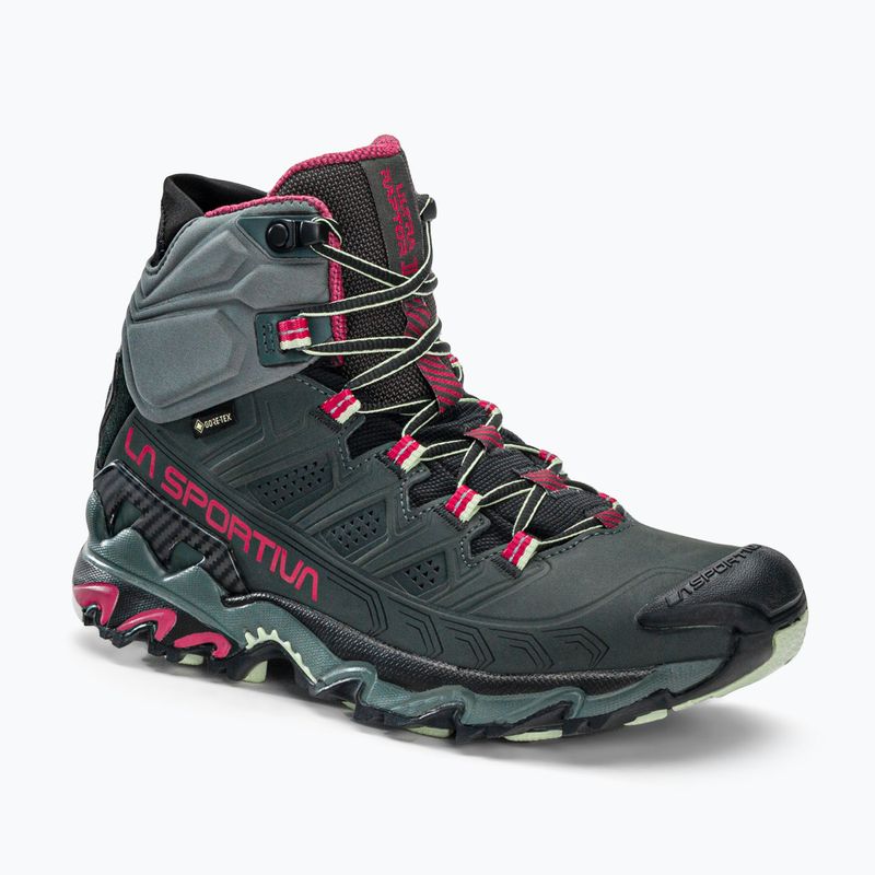 Γυναικείες μπότες πεζοπορίας La Sportiva Ultra Raptor II Mid Leather GTX μαύρο 34L915409