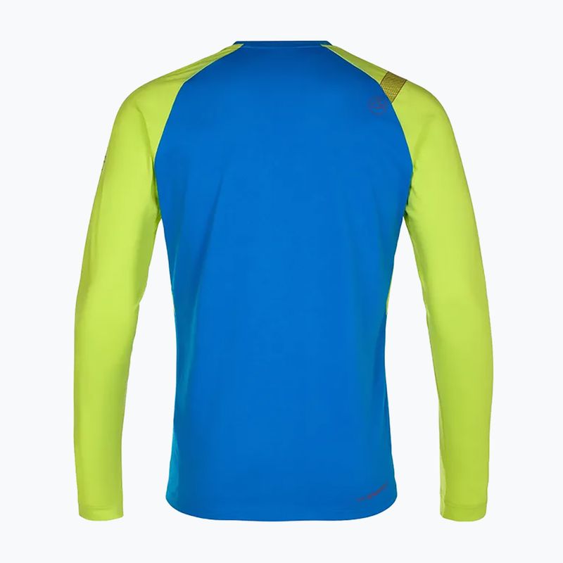 Ανδρικά La Sportiva Stripe Cube Long Climbing Longsleeve electric blue/lime punch 2