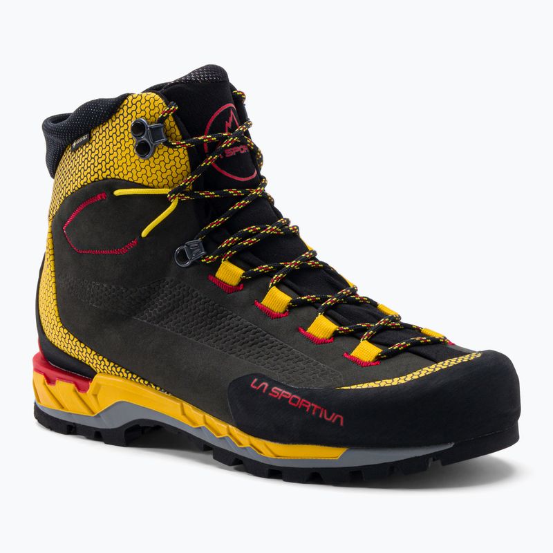 La Sportiva ανδρικές ψηλές αλπικές μπότες Trango Tech Leather GTX μαύρο/κίτρινο 21S999100