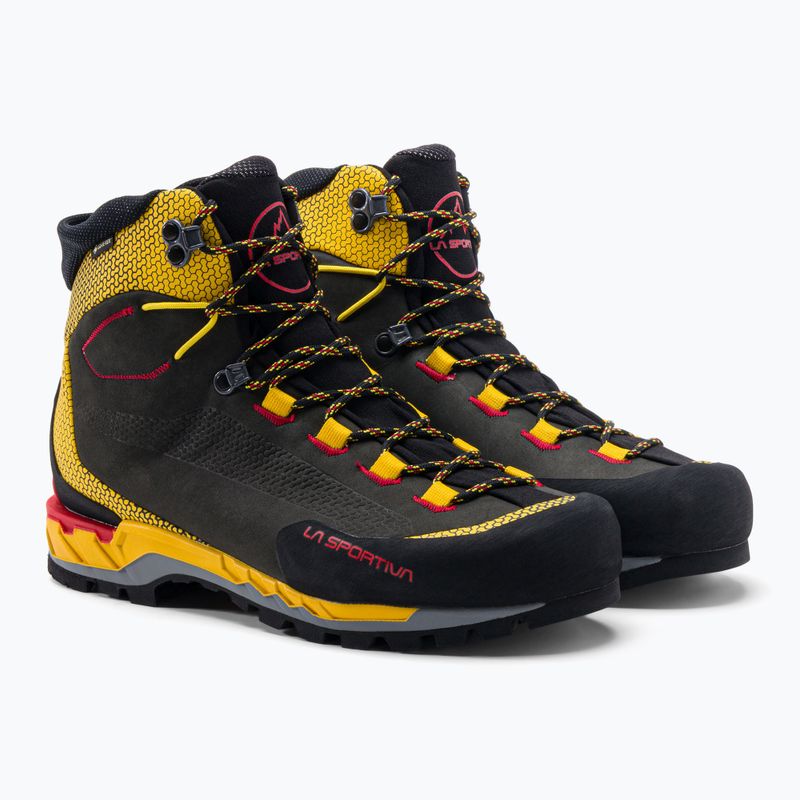 La Sportiva ανδρικές ψηλές αλπικές μπότες Trango Tech Leather GTX μαύρο/κίτρινο 21S999100 5