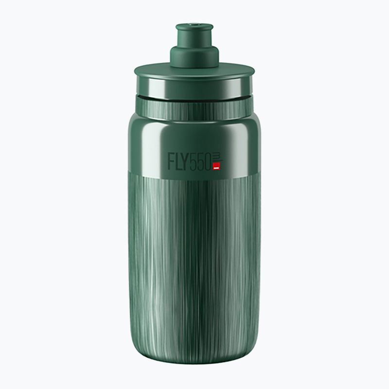 Παγούρι ποδηλάτου Elite FLY Tex 550 ml dark green/grey logo