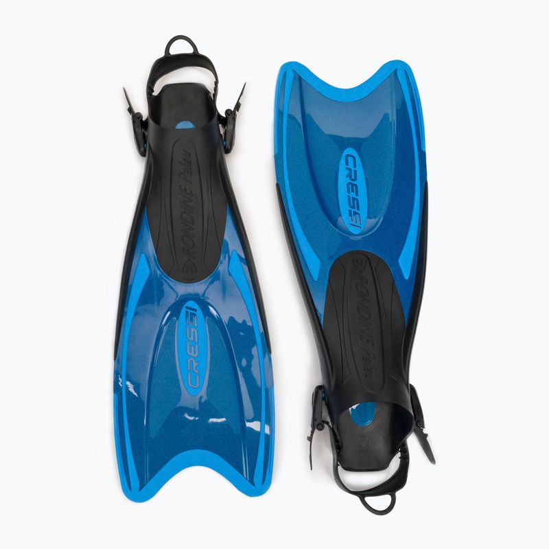 Cressi Palau Marea Dive Kit μάσκα + αναπνευστήρας + πτερύγια μπλε CA122632 3