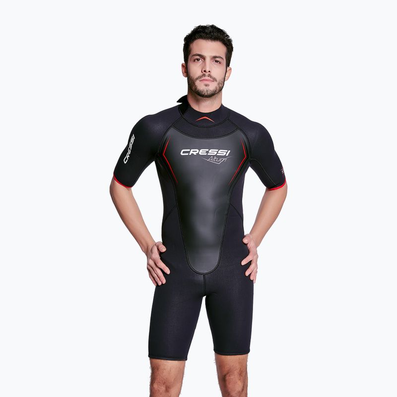 Ανδρική στολή Cressi Altum Wetsuit Shorty 3mm μαύρο XLV436022 καταδυτική στολή