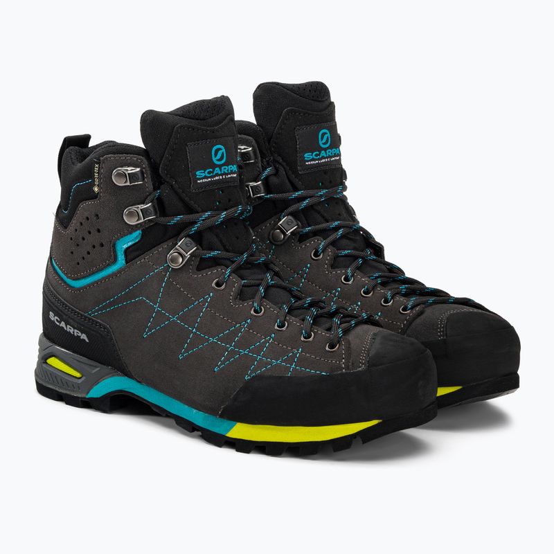 Γυναικείες μπότες πεζοπορίας SCARPA Zodiac Plus GTX γκρι 71110 4