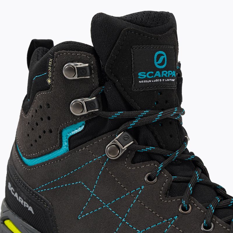 Γυναικείες μπότες πεζοπορίας SCARPA Zodiac Plus GTX γκρι 71110 8