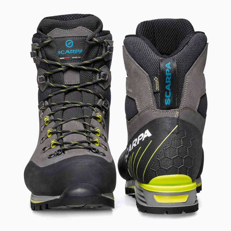 Ανδρικά παπούτσια ορειβασίας SCARPA Manta Tech GTX shark/lime 11