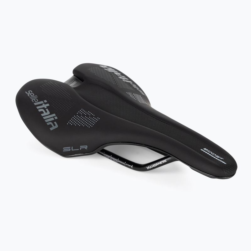 Selle Italia Slr Boost Tm Manganese Rail Soft-Tek σέλα ποδηλάτου μαύρη SIT-041A120MHC001