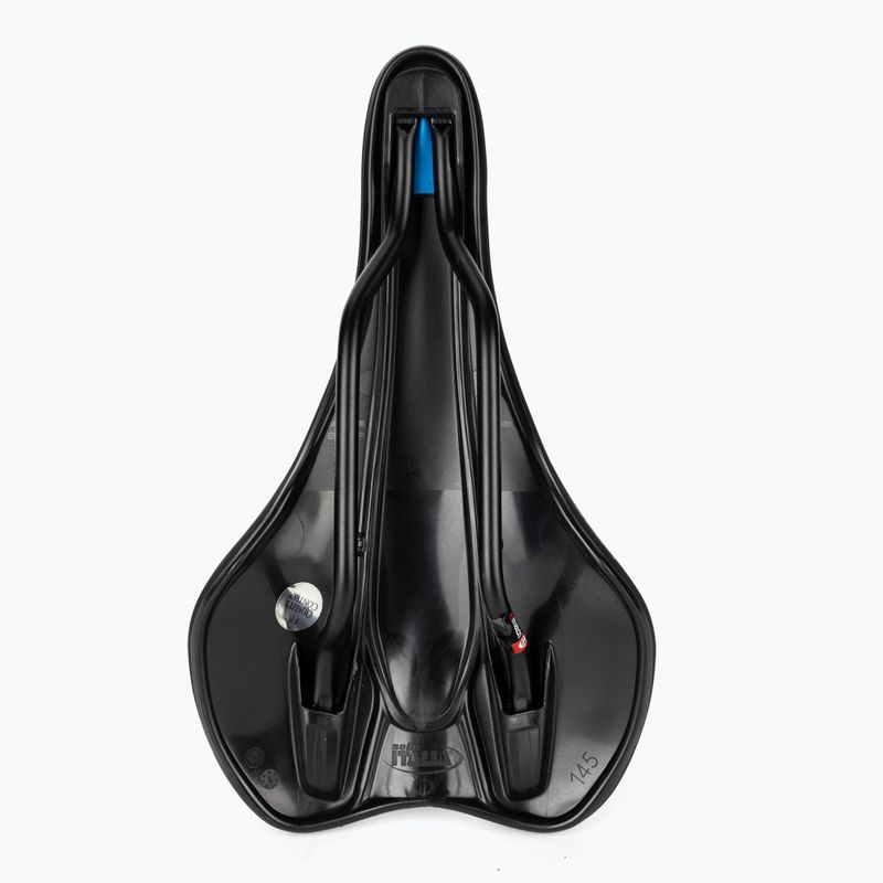 Selle Italia Slr Boost Tm Manganese Rail Soft-Tek σέλα ποδηλάτου μαύρη SIT-041A120MHC001 4