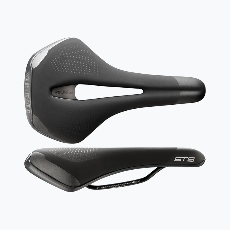 Selle Italia Sportouring ST 5 Flow L σέλα ποδηλάτου μαύρη SIT-077L801MEC001 6