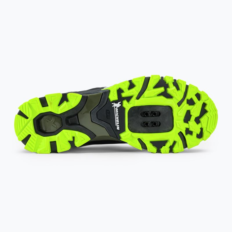 Ανδρικά παπούτσια ποδηλασίας MTB Northwave Spider 3 black/yellow fluo 4