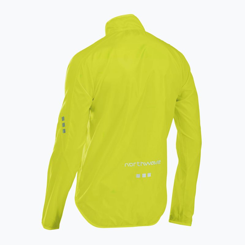 Ανδρικό ποδηλατικό μπουφάν Northwave Vortex 2 yellow fluo 2