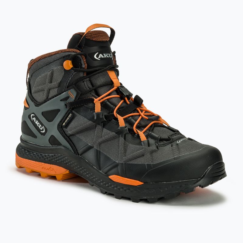 Ανδρικά παπούτσια πεζοπορίας AKU Rocket Mid DFS GTX black/orange