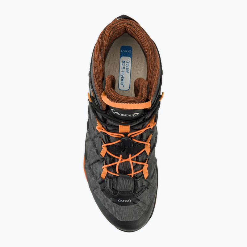 Ανδρικά παπούτσια πεζοπορίας AKU Rocket Mid DFS GTX black/orange 5