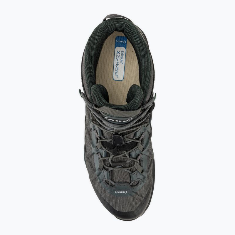 Ανδρικά παπούτσια πεζοπορίας AKU Rocket Mid DFS GTX grey/green 5