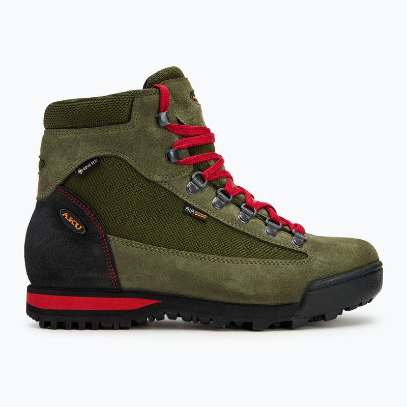 Ανδρικά παπούτσια πεζοπορίας AKU Slope Micro GTX military green/red 2