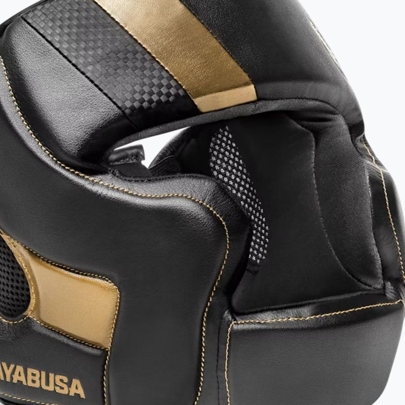 Κράνος πυγμαχίας Hayabusa T3 Headgear black/gold 3